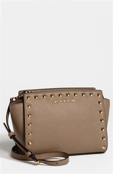 selma michael kors studded|michael kors selma crossbody.